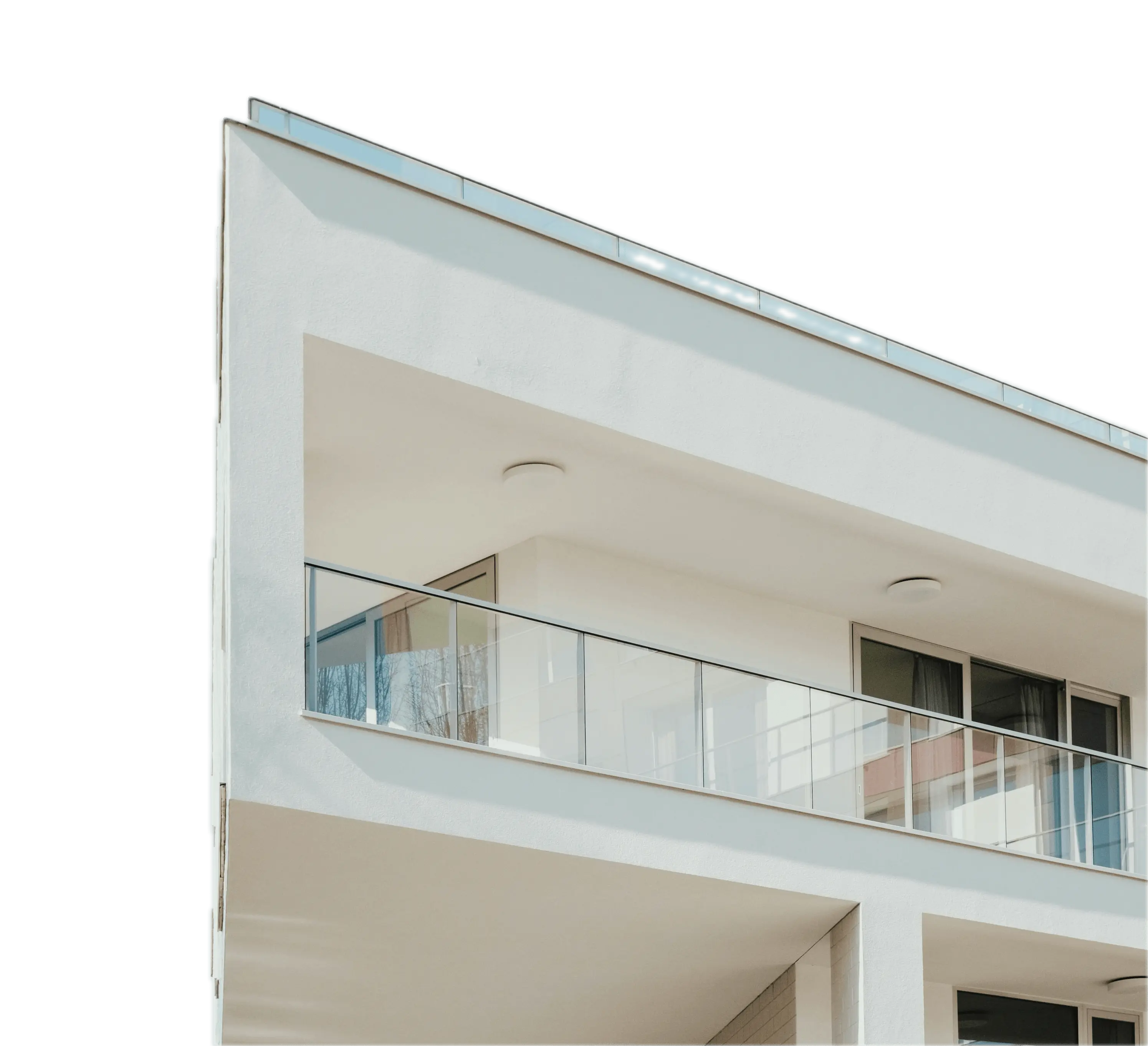 Nowoczesny budynek architektoniczny z wysuniętą sekcją